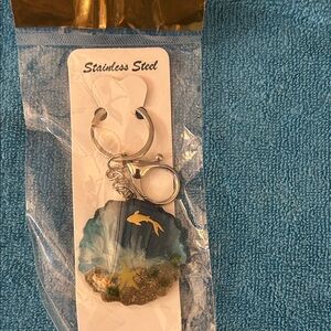 Blue Ocean-Themed Keychain